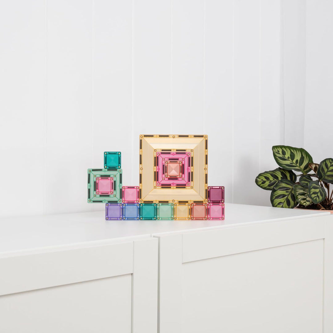 CONNETIX Magnetbausteine Pastell-Portal-Paket, 48 Stück