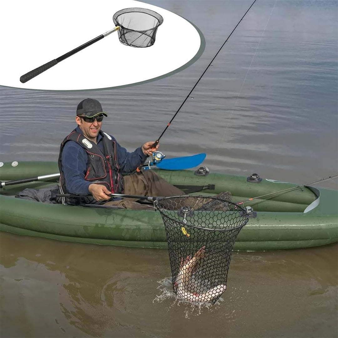 Schmetterlingsnetz und Fischkescher - 2er Set Teleskop Kescher aus Aluminium für Schmetterlinge, Vög