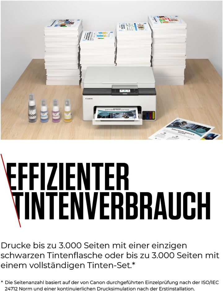 Canon MAXIFY GX1050 Tintenstrahldrucker 3-in-1 Multifunktionsdrucker MegaTank (Drucker, Scanner, Kop