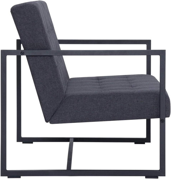 vidaXL Sofa mit Armlehnen Sessel Loungesofa Polstersofa Stoffsofa Couch Sofagarnitur Couchgarnitur S