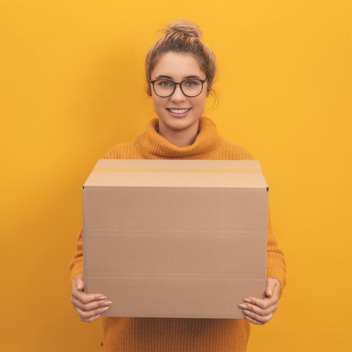 50 Faltkartons 60x30x15cm braun KK 106 1 wellig rechteckige Versandkartons | DHL M Päckchen | DPD L