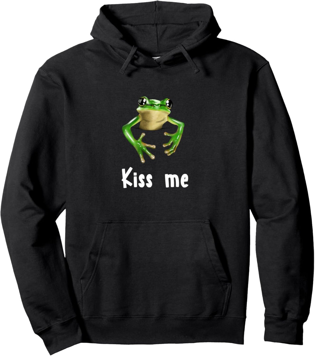 Frosch - Kiss me (D010-1286A) Pullover Hoodie