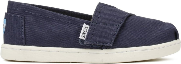 TOMS Unisex Kinder Alpargata Flache Slipper 17.5 EU Marineblau, 17.5 EU Marineblau