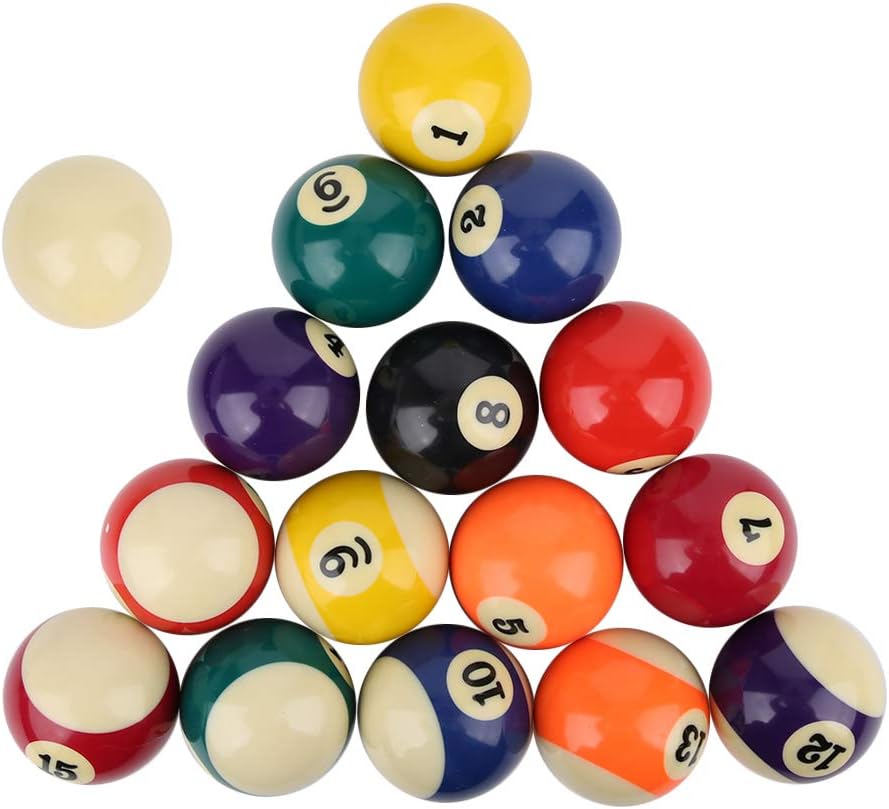 Billardkugeln, Billard-Set, Billardkugeln Im Amerikanischen Stil, 16 Stück, 5,8 cm, Kunstharz, Profe