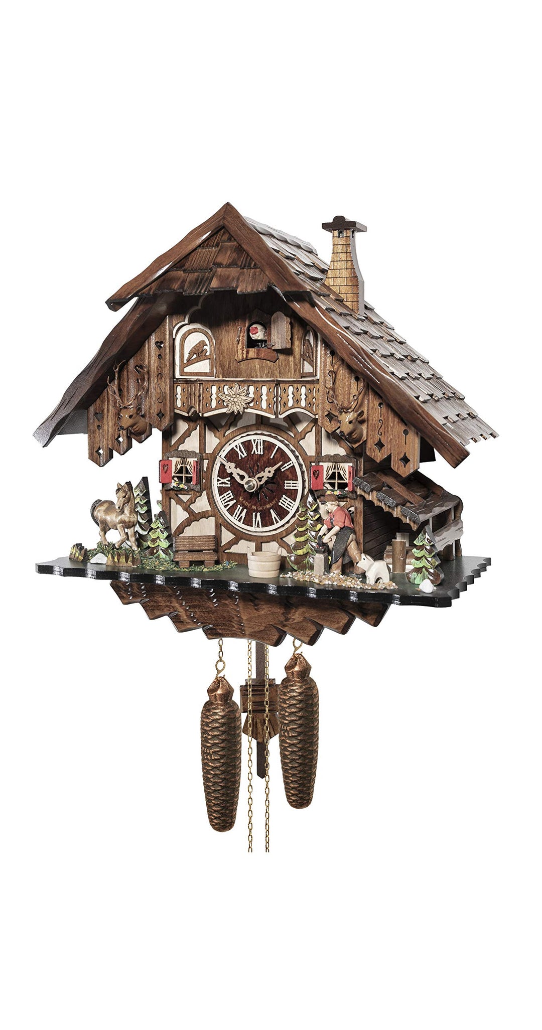 Engstler Kuckucksuhr Schwarzwaldhaus