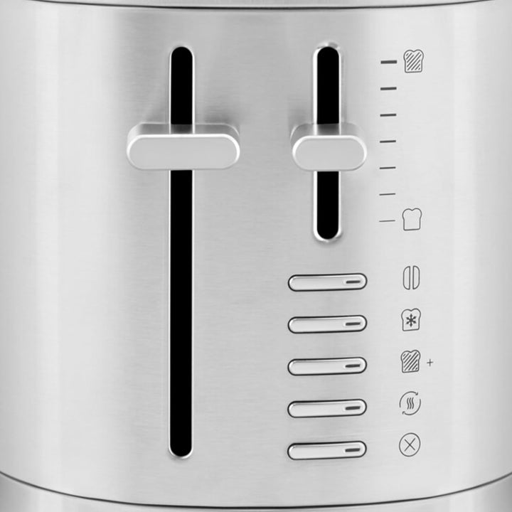 KitchenAid 5KMT2109ESX Toaster 2 Scheiben, extra breite Schlitze für Bagels & dickes Brot, 7 Bräunun