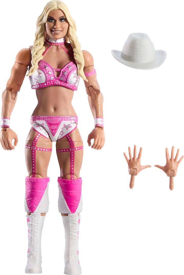 WWE Mattel Elite Actionfigur & Zubehör, Serie #113, 15,2 cm, Sammlerstück Tiffany Stratton mit 25 Ge