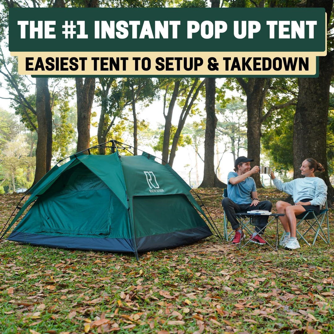 Reactive Outdoor Zelt - 3 Sekunden Zelt - 3 Sekunden Instant Pop Up Zelt - Einfache und schnelle Ein