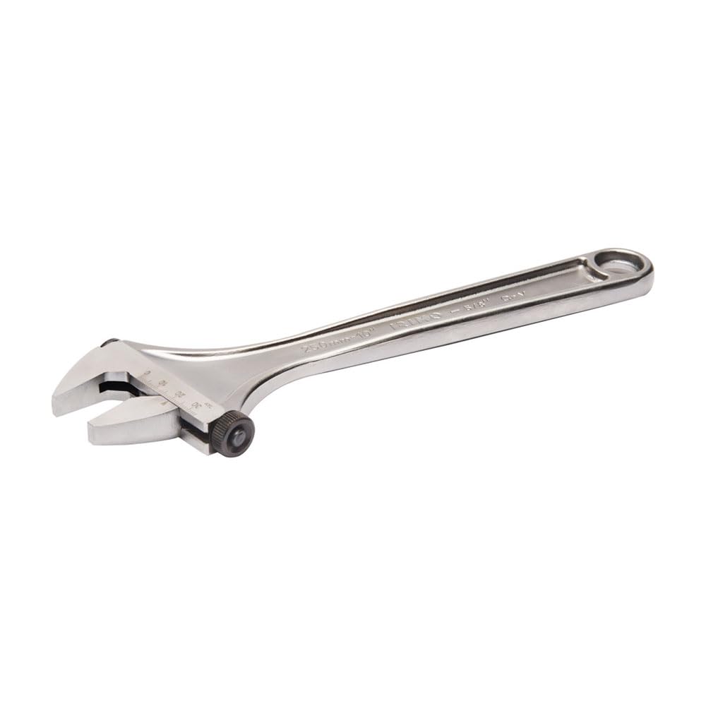 Llave ajustable de moleta lateral 16" cromada
