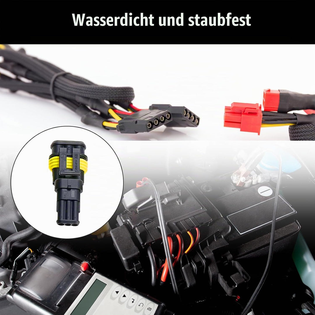 KFZ Stecker KFZ Kabel Steckverbinder: YIDM 352 Stück Wasserdichte KFZ Kabel Steckverbinder+Crimper Z