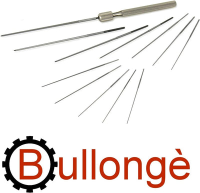 Bullonge 12 BULLONGÈ TRAC-12 Uhrmacher Reibahlen, Made in Germany