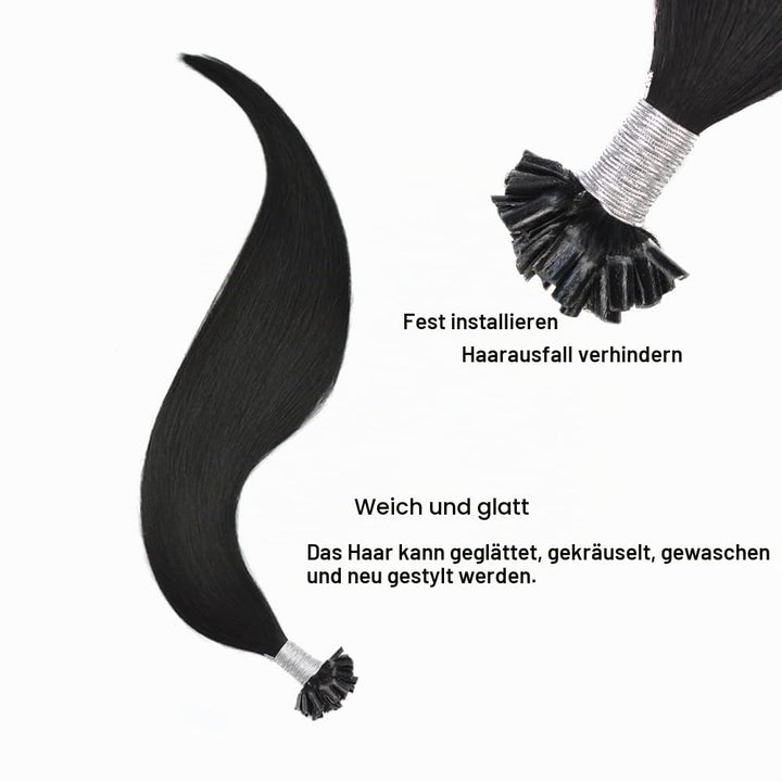 Extensions Echthaar Bondings U Tip Hair Extensions Echthaar Keratin Bondings Echthaar 50 cm Remy Ech