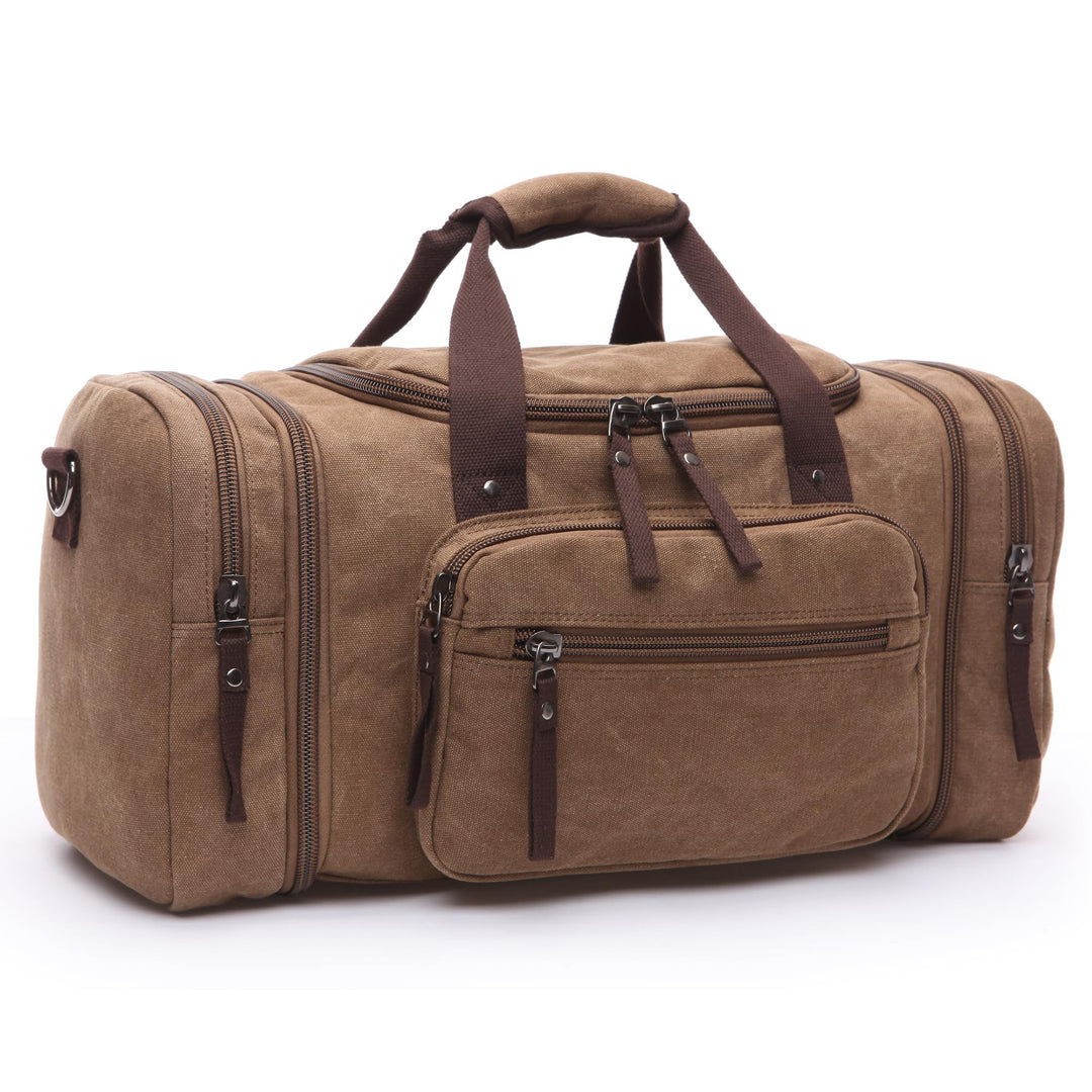 DORRISO Mode Herren Reisetasche Grosse Kapazität Erweiterbar Sporttasche 40L Elegant Handgepäck Tasc