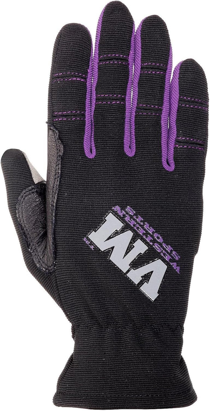 VM Western Sports Damen Reithandschuh Ladies lila Pro M Handschuh, M