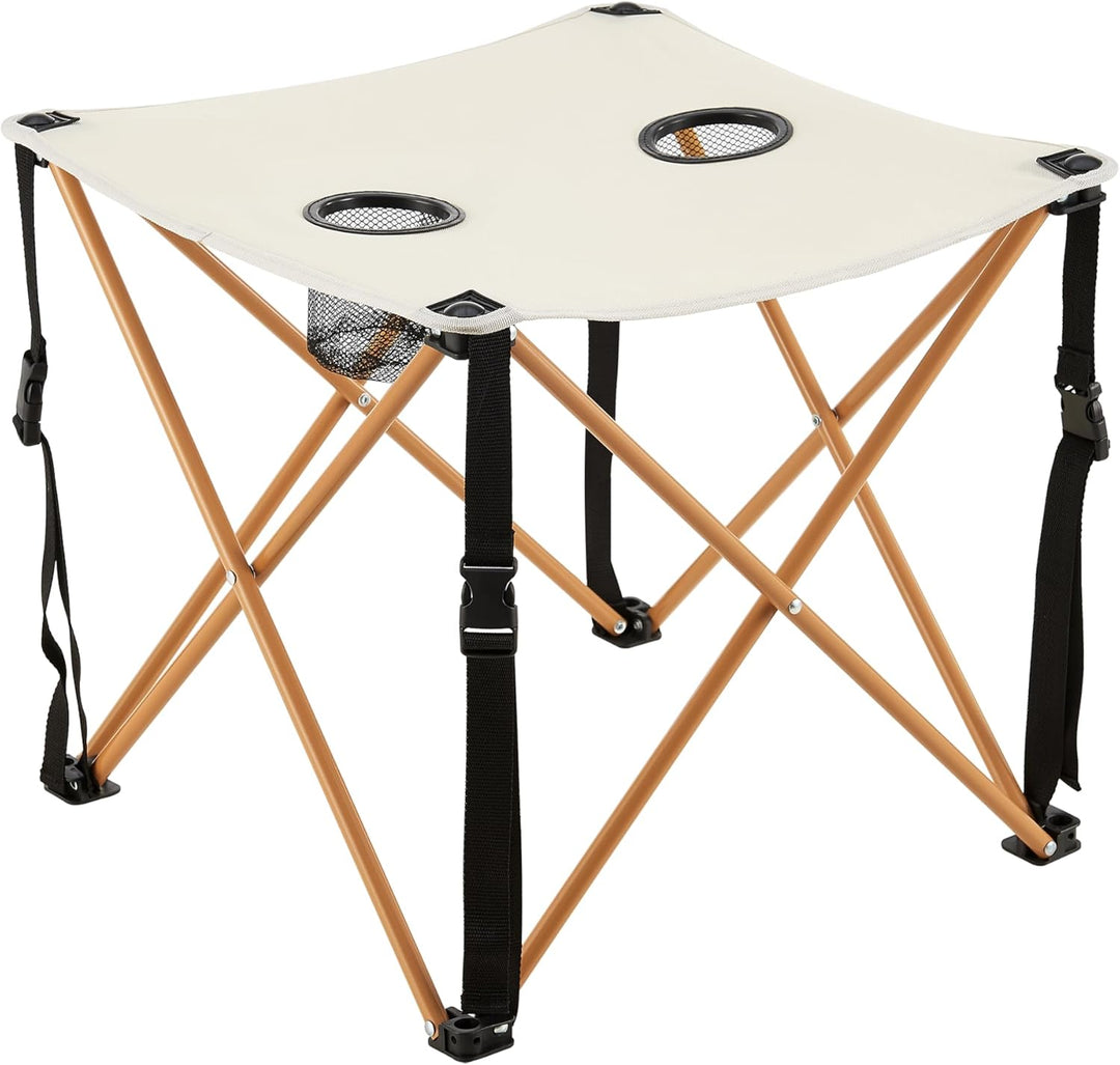 casa.pro Gartenmöbelset Banzi 3-TLG. Campingset 2 Stühle und Tisch faltbares Picknickset aus Textilg