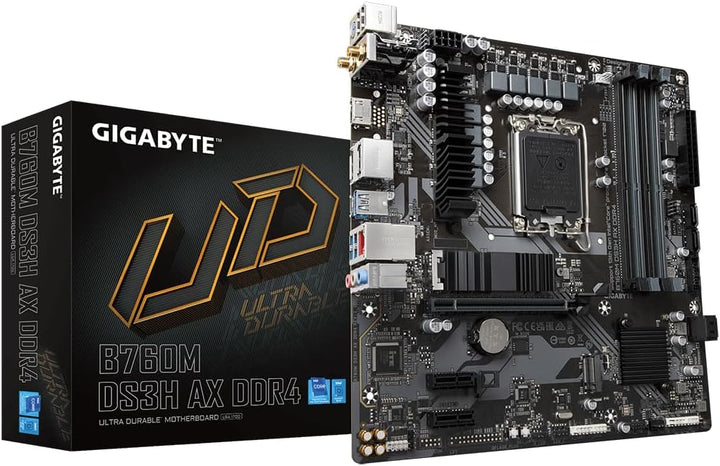 Gigabyte pagrindinÄ— plokštÄ— B760M DS3H AX DDR4