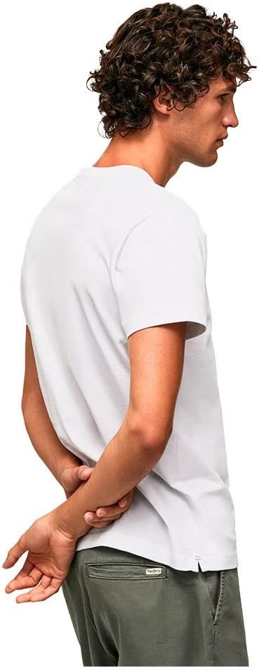 Pepe Jeans Herren Adney T-Shirt S Weiss (White), S Weiss (White)