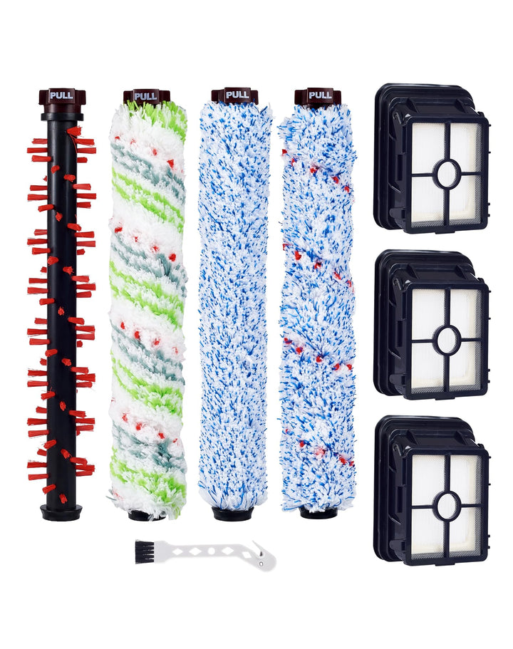 LAOYE Bürstenrolle Filter Zubehör Kompatibel für Bissell Crosswave 3-In-1,1 Mehrzweckbürste + 1 Tepp