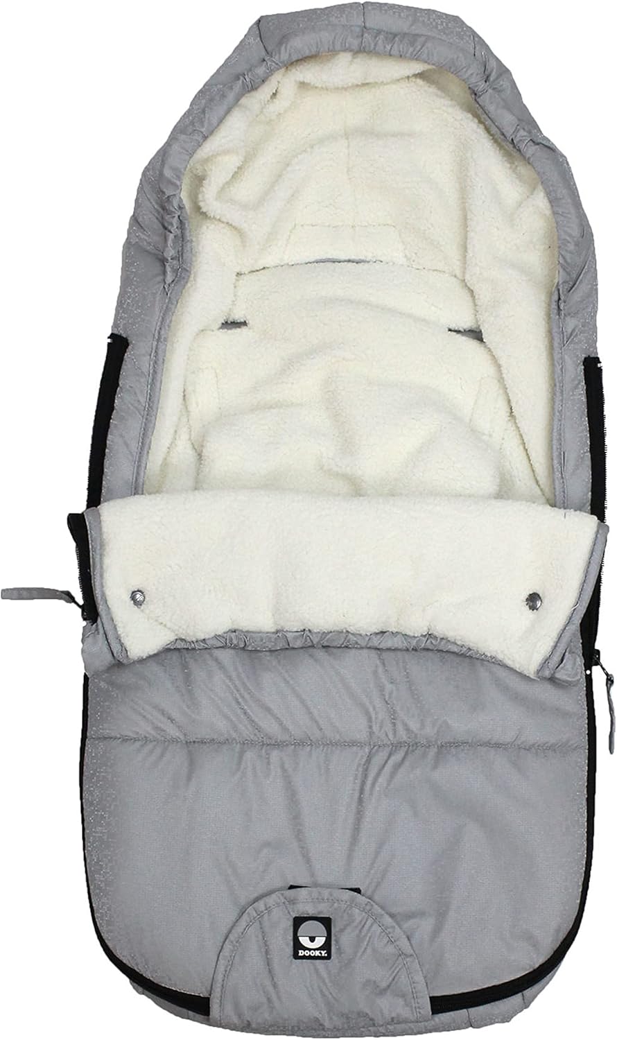 Dooky Footmuff for Pushchairs (Variation Parent) Silver Sky, Silver Sky