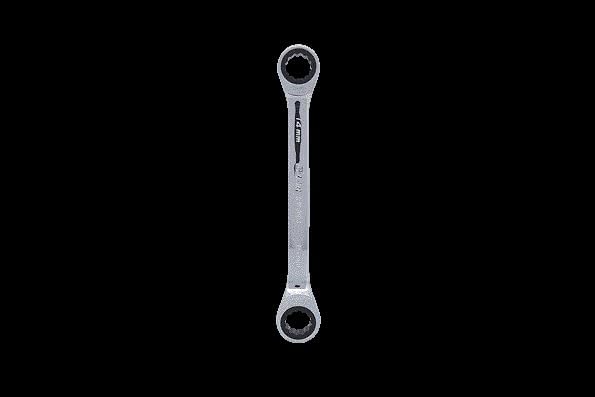 KS Tools 503.4505 GEARplus Doppel-Ratschenringschlüssel, 14x15mm, 14x15mm