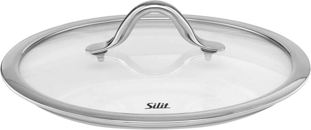 Silit Vitaliano Rosso Kochtopf gross 24cm, Glasdeckel, Fleischtopf Induktion 6,2l, Silargan Funktion