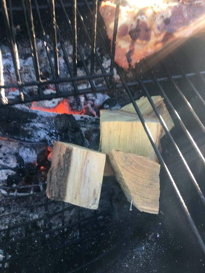Landree® Pflaume Grill-Holz 3,5KG - Wood Chunks Natural-Fire - 100% Natur statt Holzkohle 3,5 kg, 3,