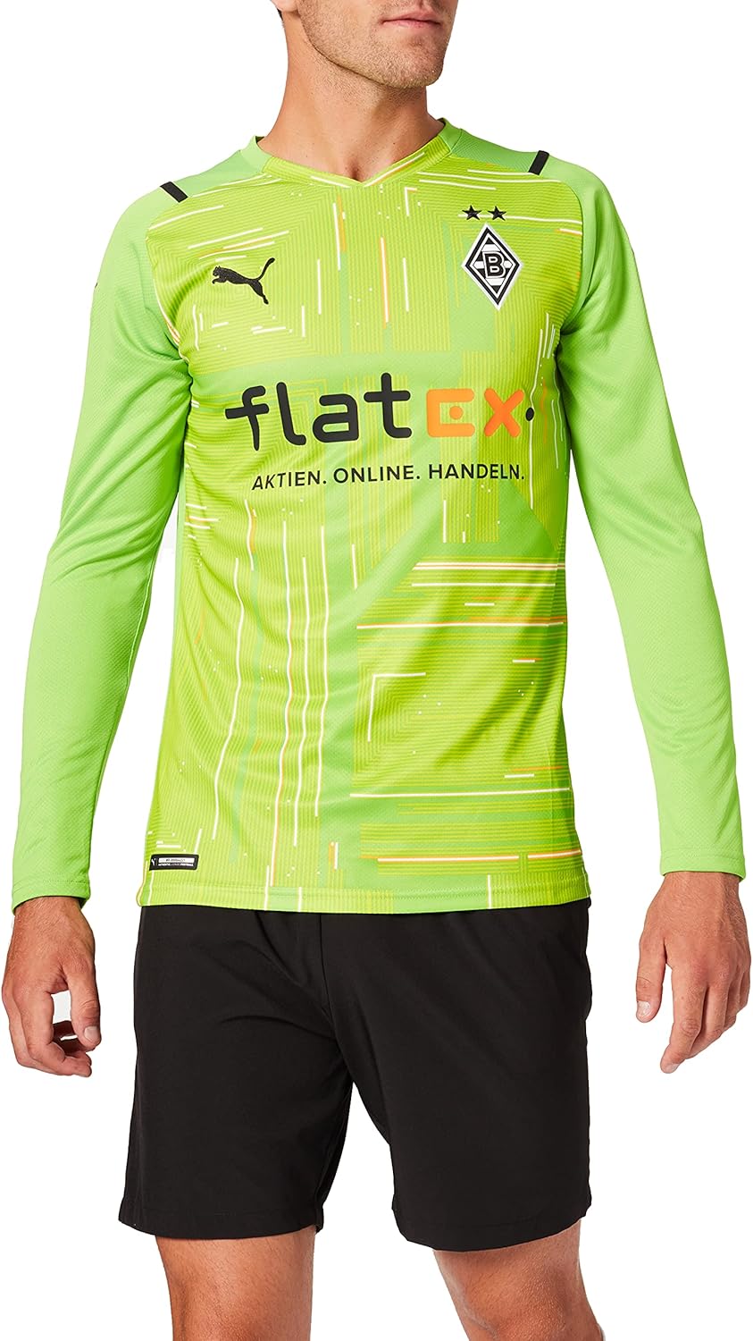 Puma Herren Borussia Dortmund, Saison 2021/22, Torwart Trikot Torwart Trikot, Jasmine Green