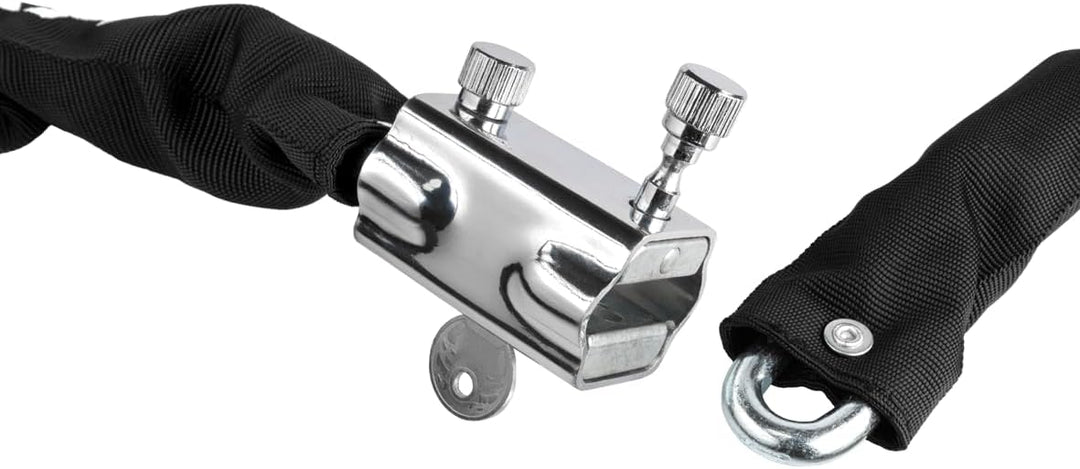 AXA Hawk Kettenschloss – Länge 100 cm – Sicherheitsstufe 8 – gehärtete Stahlglieder 8 mm Gen 2, Gen