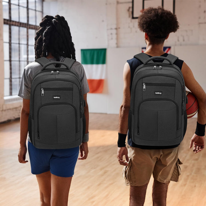 kadilong 17.3 Zoll Rucksack Herren Damen,Schulrucksack Teenager Schultasche Schulranzen mit Laptopfa
