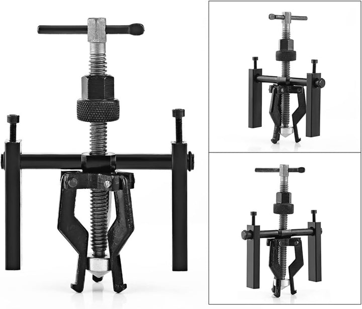 3 Backenabzieher, Abzieher für Krallen, Innenabzieher, extern, wendbar, Innenlager für Motorrad, Aut