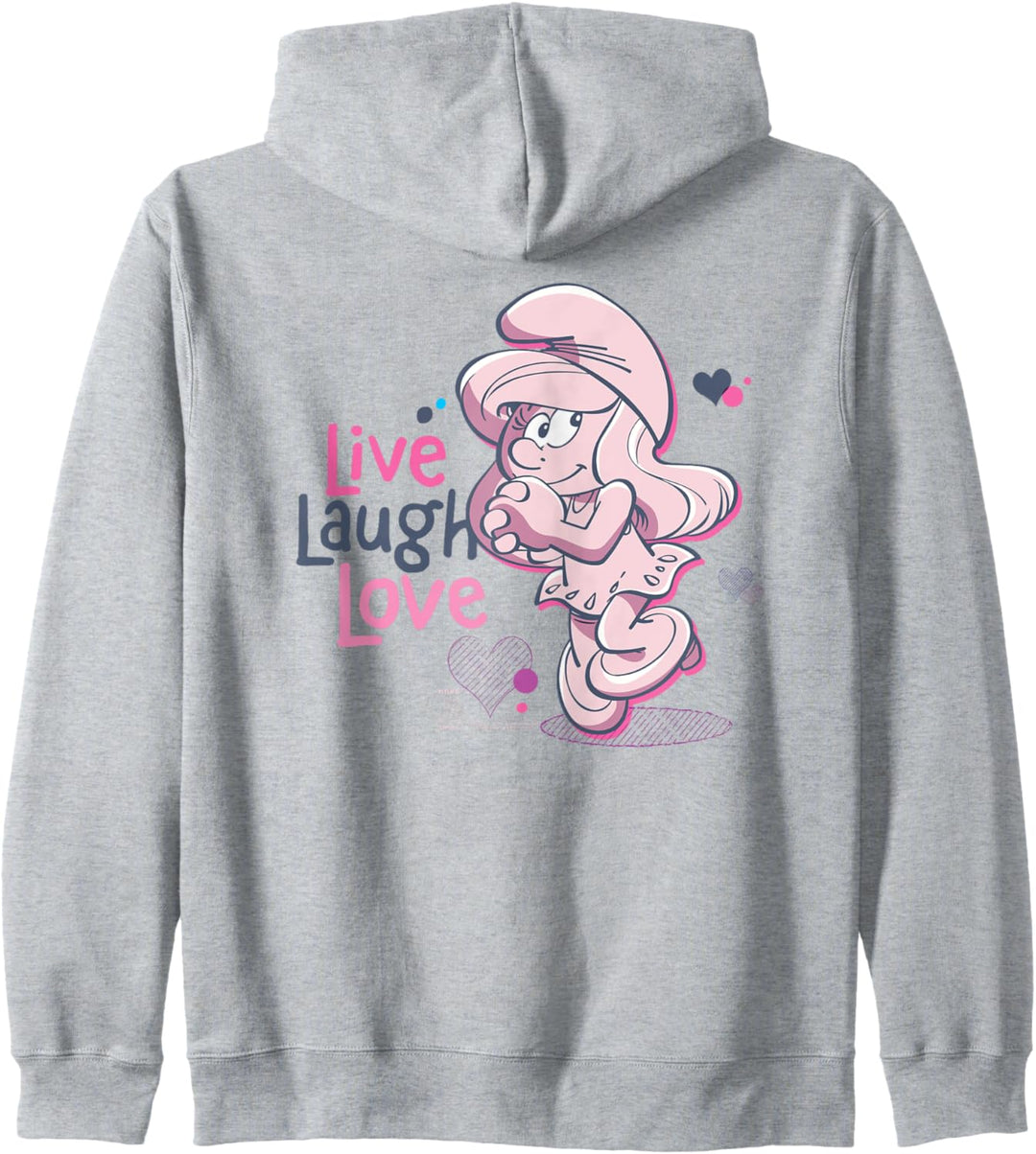 The Smurfs Schlumpfe Smurfette Live, Laugh, Love Kapuzenjacke