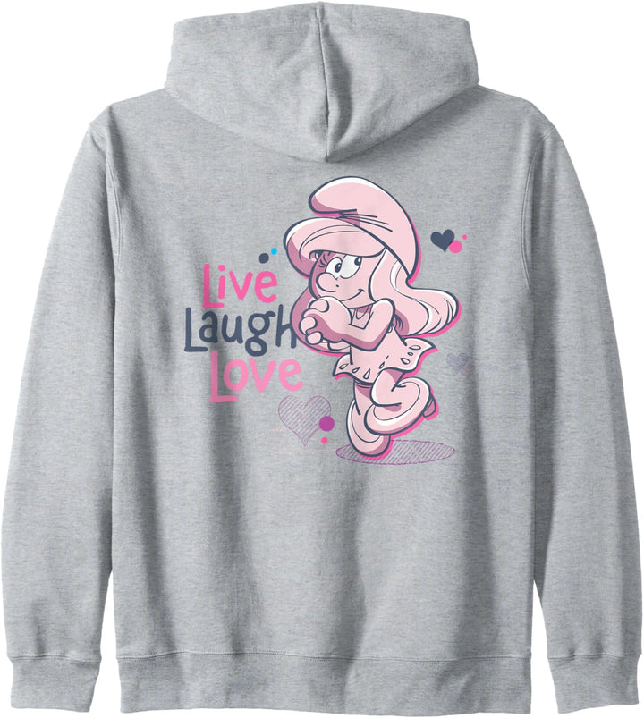 The Smurfs Schlumpfe Smurfette Live, Laugh, Love Kapuzenjacke
