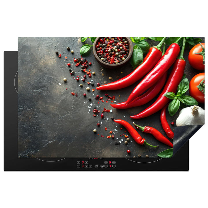 KitchenYeah© Herdabdeckplatte Einteilig Küche Herdabdeckung Induktionsfeld Ceranfeld Herdabdeckplatt