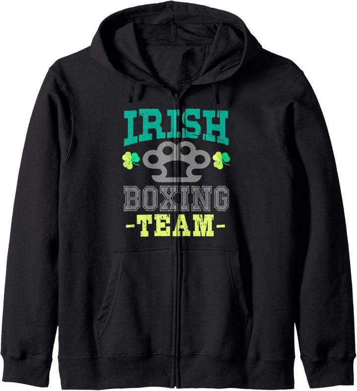 Irish Boxing Team Brass Knöchel Kapuzenjacke