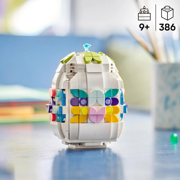 LEGO Verziertes Osterei - Mit bunten Elementen, goldenem Herz & Edelstein - Kreative Kinderzimmer De