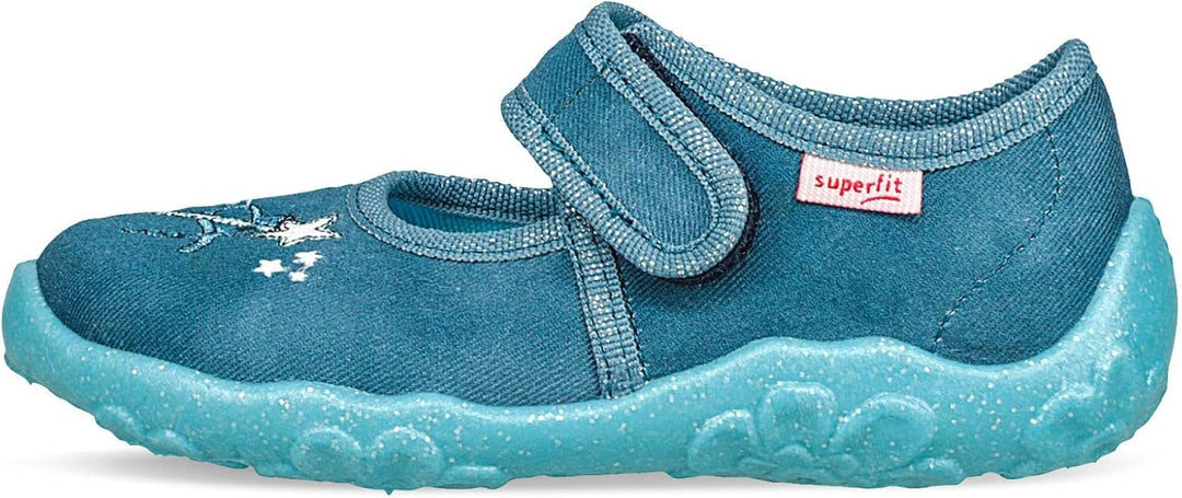 Superfit Mädchen Bonny Hausschuh 27 EU Blau Blue 282, 27 EU Blau Blue 282