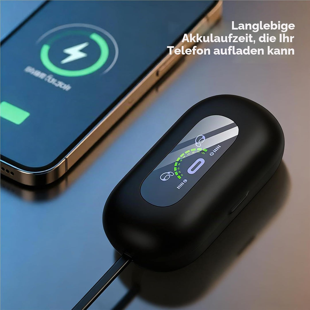 KI Kopfhörer Übersetzer, 3-in-1 Bluetooth 6.0 Echtzeit Sprachübersetzungs Kopfhörer, 135 Sprachen (m