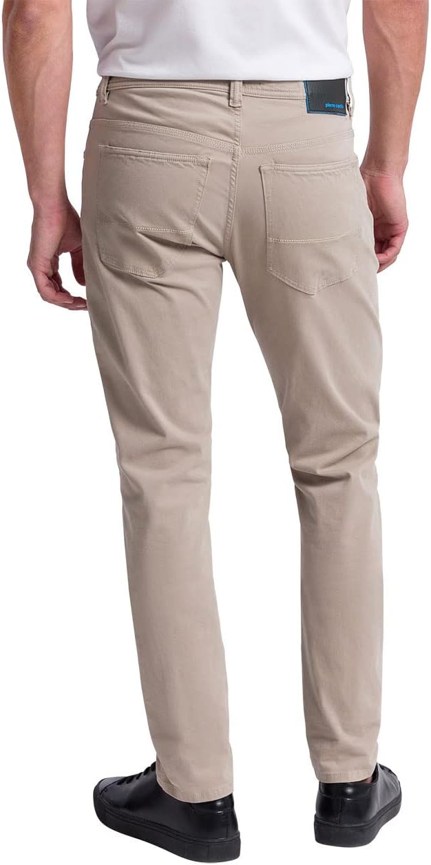 Pierre Cardin Herren 5 Pocket Stoffhose 35W / 30L Vintage Khaki, 35W / 30L Vintage Khaki