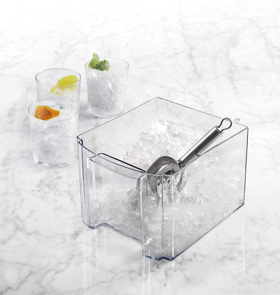 Lacor 69313 69313-Eiszerkleinerer Pro, 12 kg/h, 80 W, 2'80 l, Edelstahl Profesional