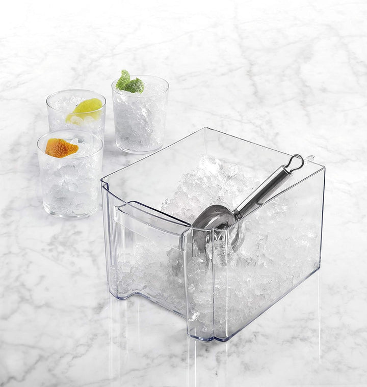 Lacor 69313 69313-Eiszerkleinerer Pro, 12 kg/h, 80 W, 2'80 l, Edelstahl Profesional