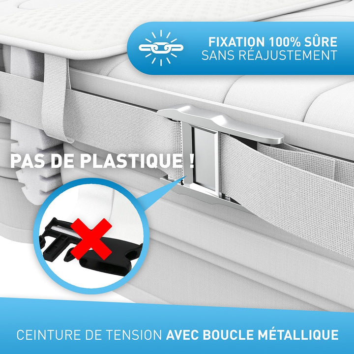 FLIPLINE Liebesbrücke für Matratzen ALL-IN-ONE Premium Set [200x18cm] für Familien & Paare mit rissf