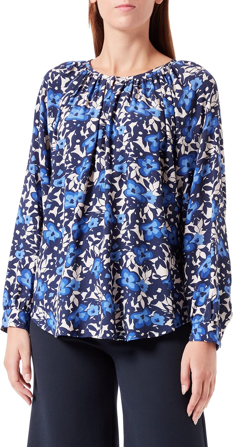 Seidensticker Damen Bluse - Fashion Bluse - Regular Fit - tailliert - Hemd Blusen Kragen - Bügelleic