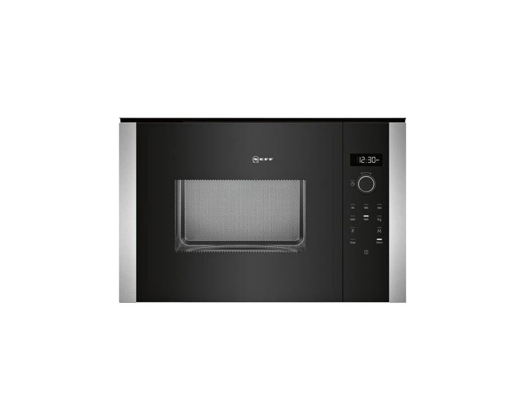 Neff HLAWD53N0 Einbau-Mikrowelle N50 / 38,2 x 59,4 cm (H x B) / 25 l / Edelstahl / Auftaufunktion /