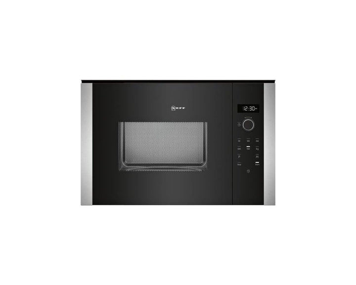 Neff HLAWD53N0 Einbau-Mikrowelle N50 / 38,2 x 59,4 cm (H x B) / 25 l / Edelstahl / Auftaufunktion /