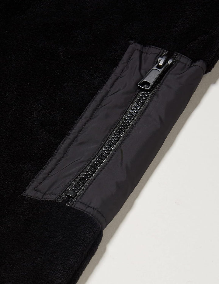 s.Oliver Mädchen Joggpant aus Teddyplüsch 140 Schwarz, 140 Schwarz