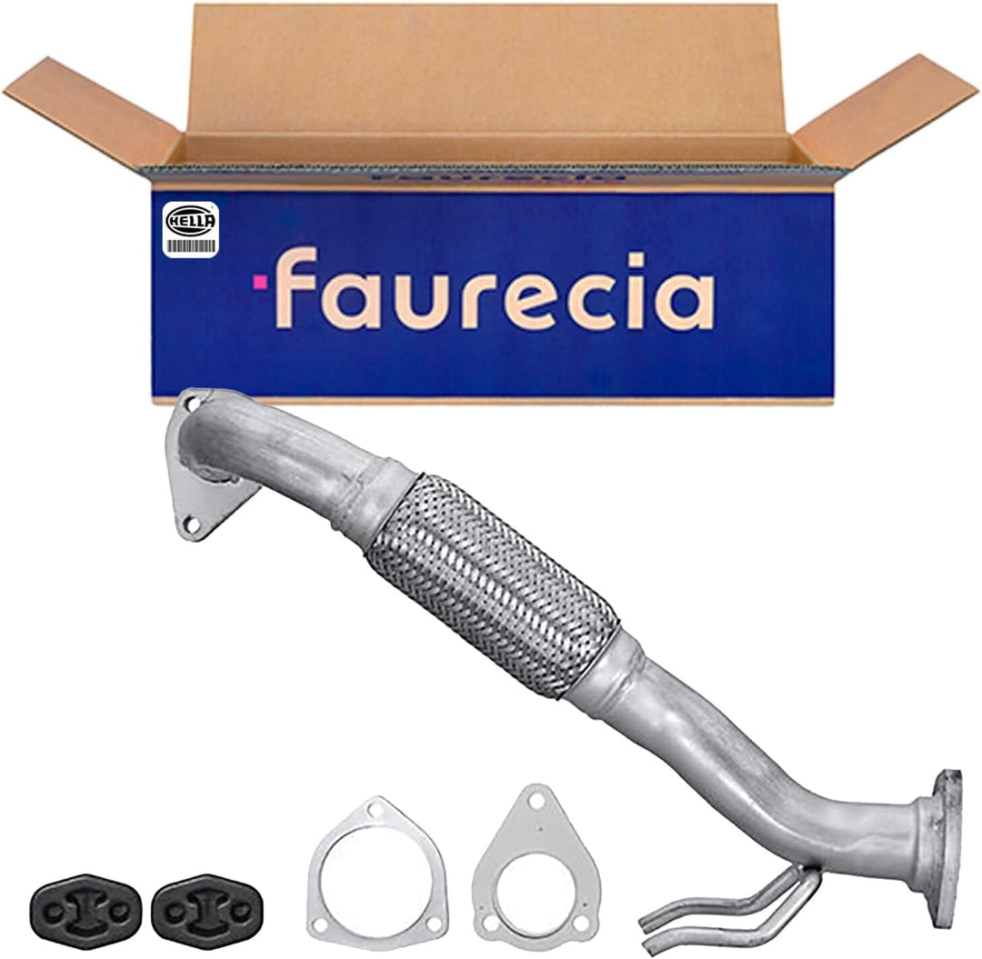 HELLA 8LA 366 006-711 Abgasrohr - Easy2Fit® Kit - vorne - einteilig - Set mit Anbauteilen