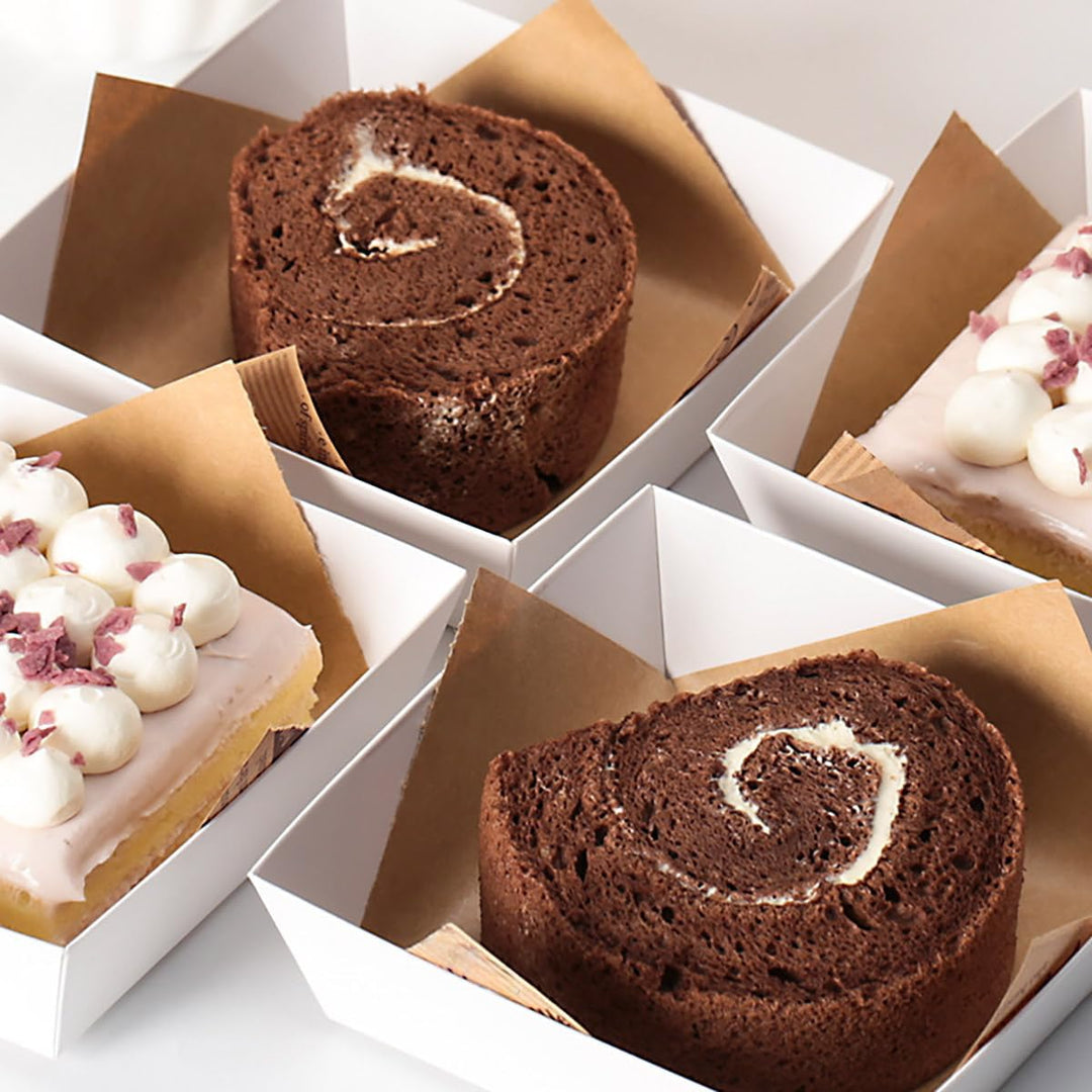 Kuchenschachtel,kuchenbox pappe,Bietet Platz für Kuchen, Macarons und Kekse,Muffin,Geeignet für Gebu