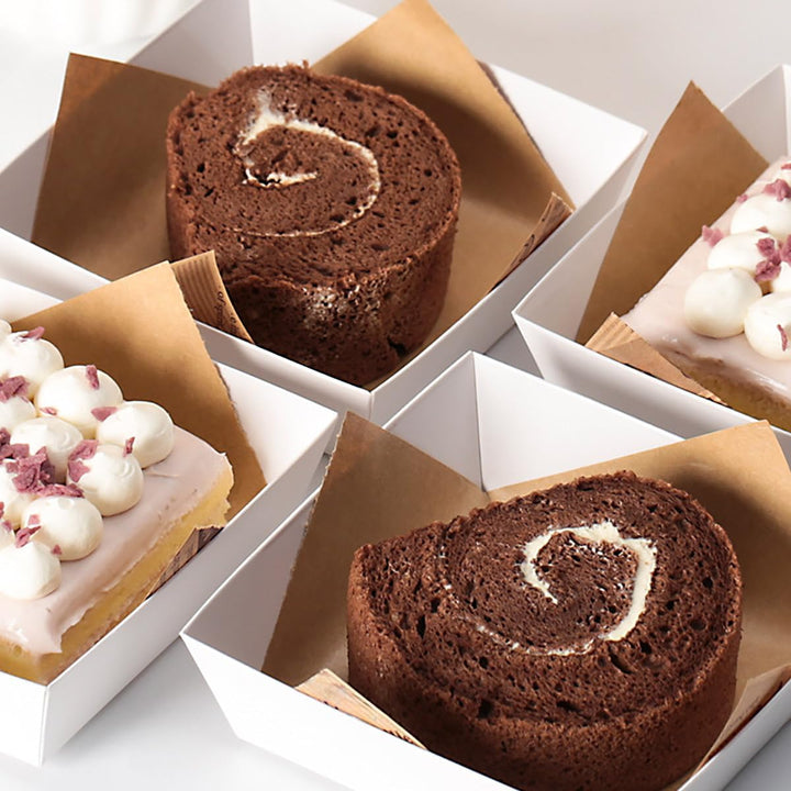 Kuchenschachtel,kuchenbox pappe,Bietet Platz für Kuchen, Macarons und Kekse,Muffin,Geeignet für Gebu