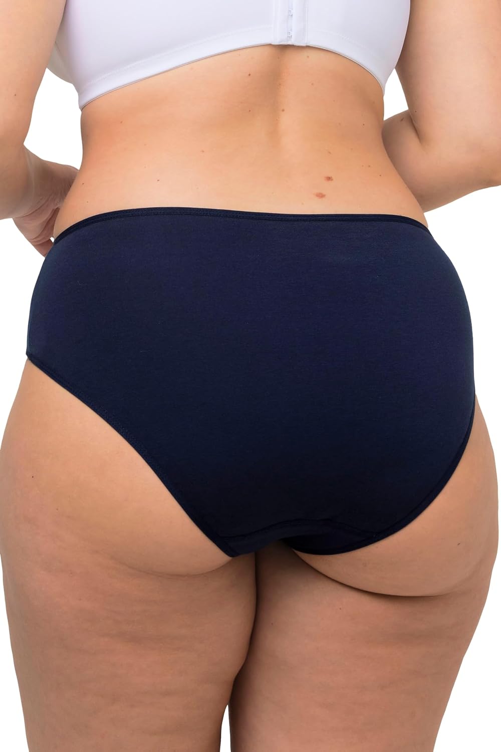 Ulla Popken Damen Taillenslip (5er Pack) 74-76 Nachtblau, 74-76 Nachtblau