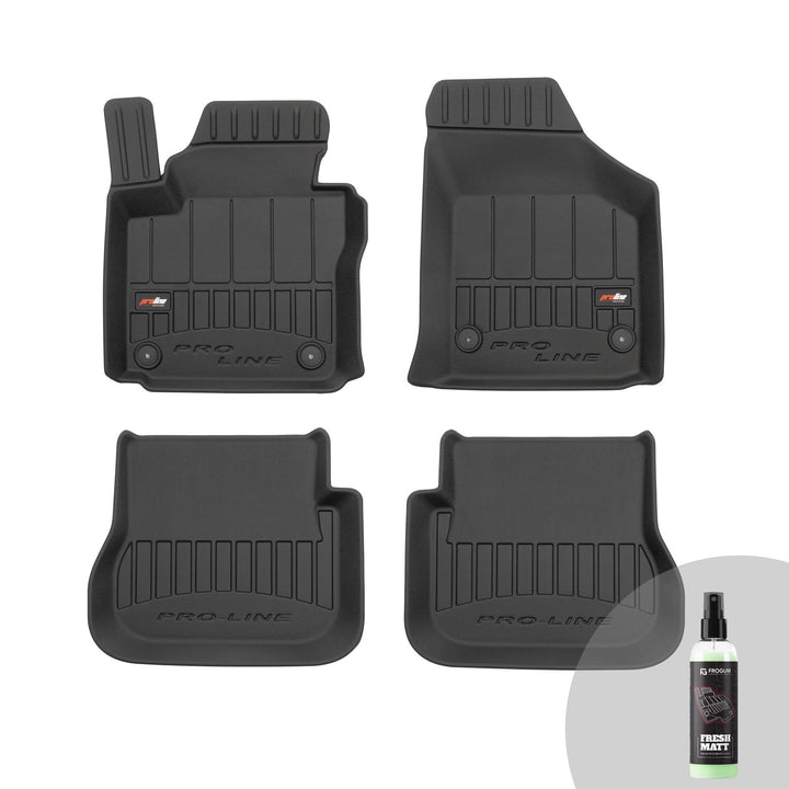 FROGUM ProLine 3D Gummimatten Exklusiven Auto Fussmatten Autofussmatten für Volkswagen Caddy III 200